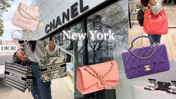 Shopping Haul in NYC at Gucci, Louis Vuitton, Chanel, Dior, Saks & More!  #nyc #handbags #shopping 