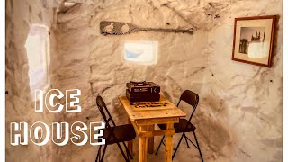 HOW TO BUILD A SNOW/ICE HOUSE  START TO FINISH