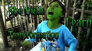 She hulk transformation in real life
