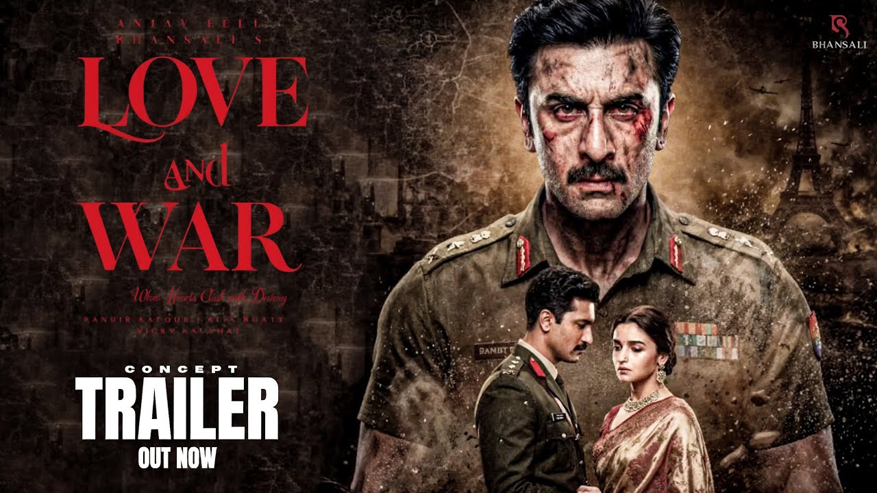 Love and War | Trailer Concept |Alia Bhatt | Ranbir Kapoor | Vicky Kaushal | Upcoming Film |May 2026