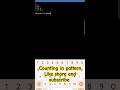 Counting in pattern in#python#pythontutorial#pythonprogramming#pythonforbeginners#pythonlearning