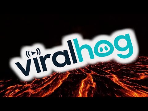 Lava-Proof Drone Zooms Over Active Eruption || ViralHog