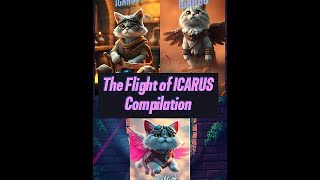 🔧 The Flight of Icarus Compilation | 3D Cartoon Story of Daedalus & His Daring Son 🕊️
