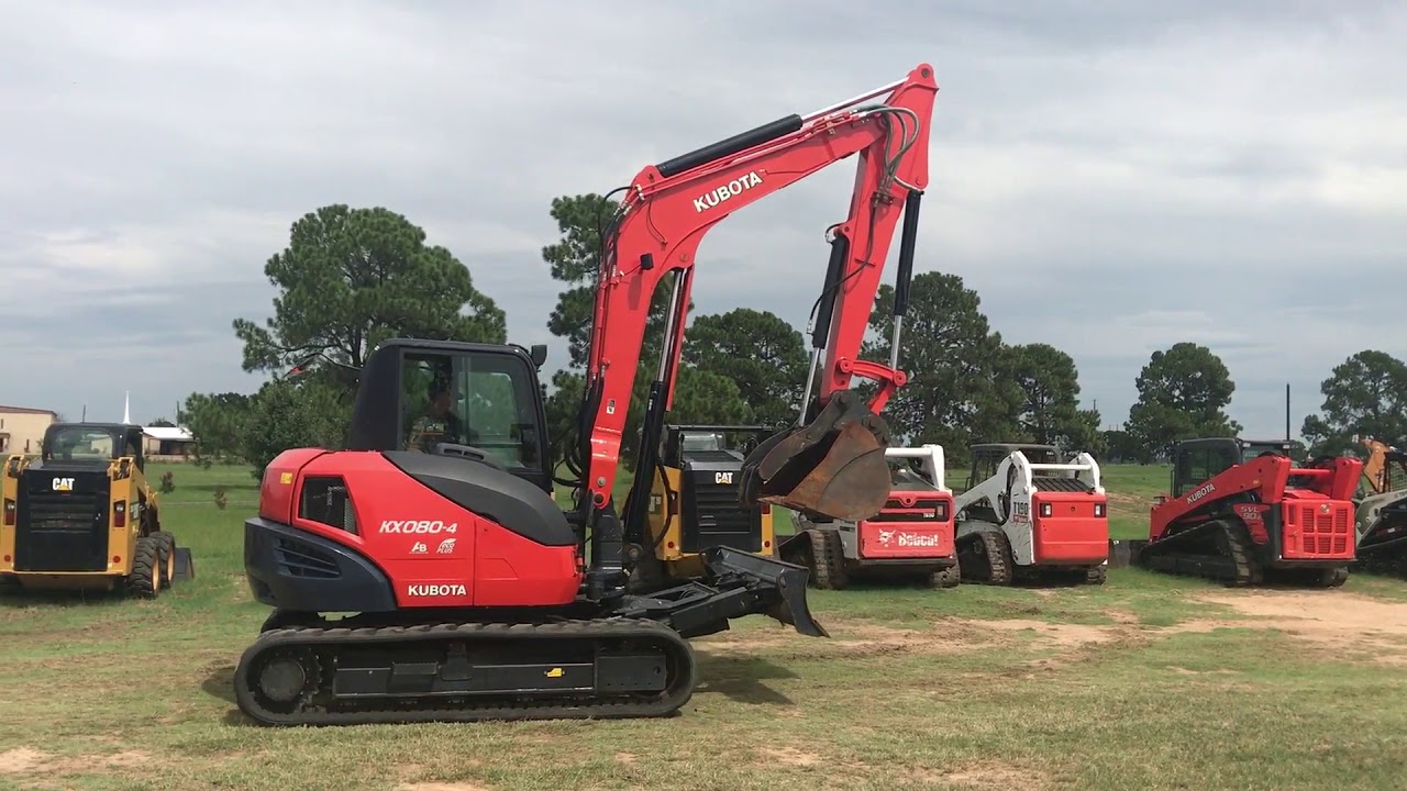 2015 KUBOTA KX080-4 For Sale