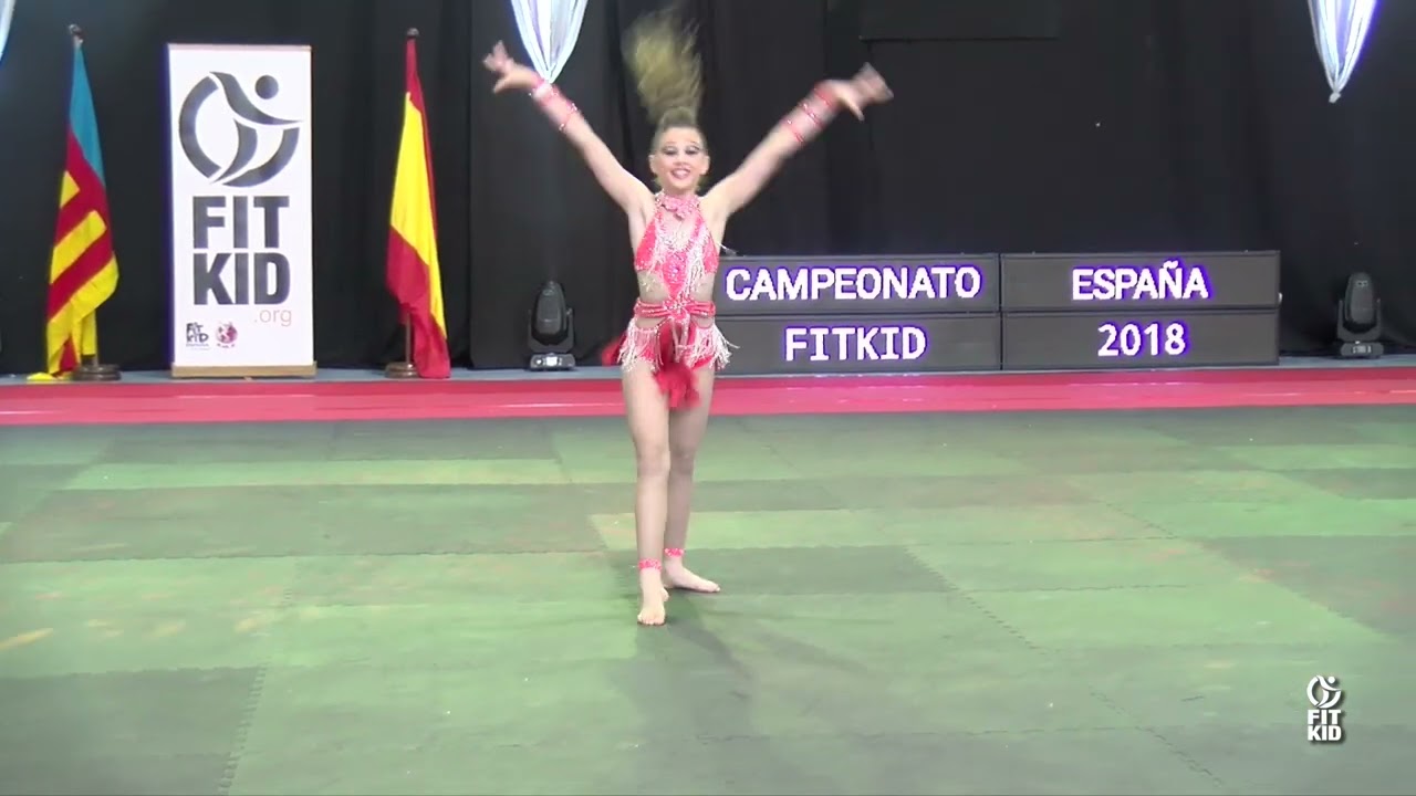 Gina Sánchez Campionat Espanya 2018 Fitkid promo kid