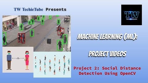 Social Distance Detection | ML Projects | TW TechieTube | TechnoWizards India