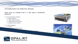 Webinar | HIL Testing of Electric Transportation