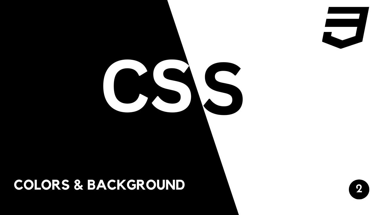 CSS Colors and Backgrounds - YouTube