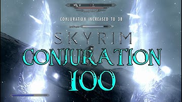 SKYRIM REMASTERED PS4 | 100 Conjuration Guide | SKYRIM HELP!!