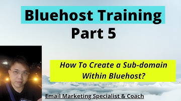 🤞🛑⚡How To Create a Sub-domain Within Bluehost?⚡🛑🤞 Bluehost Training Part 5