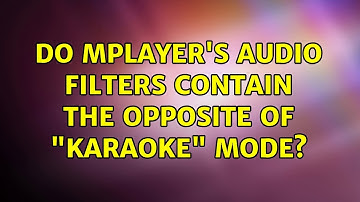 Unix & Linux: Do mplayer