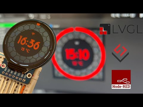 ESP32S3 GC9A01 LVGL Smart Watch