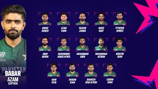 Our fans unveil Pakistan's squad for the ICC Men's T20 World Cup 2024 in the West Indies & USA