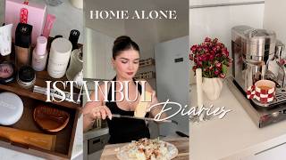 back home after NYC 🥐 | slow days home alone, cooking & new york haul