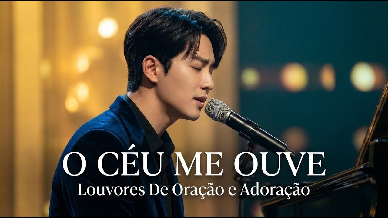 O CÉU ME OUVE/ Louvores Que Tocam o Coração/ Oração Cantada/4k