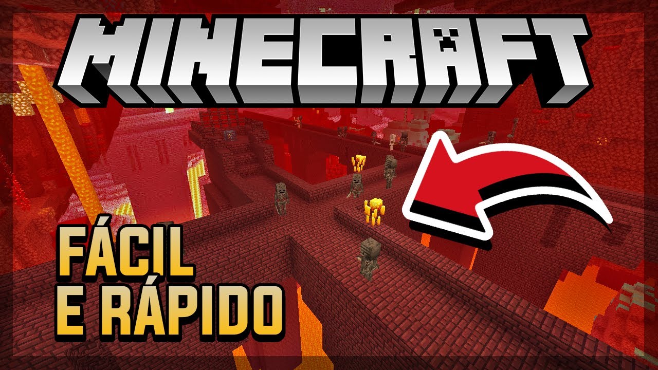COMO ACHAR A FORTALEZA DO NETHER RÁPIDO NO MINECRAFT!! (1.16/1.17 ...