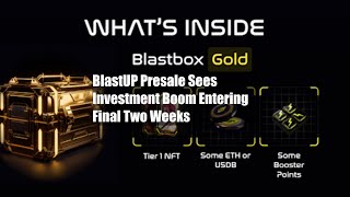 Blastup Presale Sees Investment Boom Entering Final Two Weeks