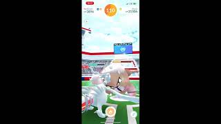 Pokemon Go - Tier 3 Pinsir Raid solo w/ lv 43