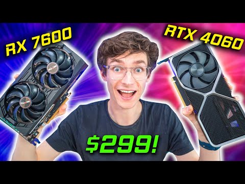 Budget Graphics Cards Are FINALLY Here! 🥳  - RTX 4060 vs RX 7600!