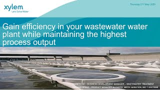 Detalles Gain efficiency in your treatment wastewater plant while maintaining the highest process output Actualización