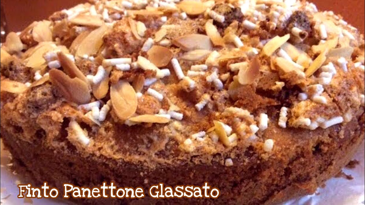 Finto “Panettone” Glassato - ricetta semplice e veloce - TUTTI A TAVOLA