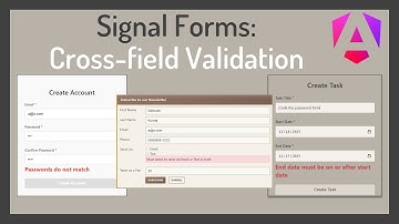 Cross-field Validation with Angular Signal Forms