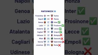 ✅❌📋 RISULTATI PRONOSTICI 18a GIORNATA di SERIE A 2023/24 ‼️