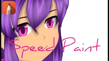 [SpeedPaint]  anime on android (oc) - Autodesk sketchbook