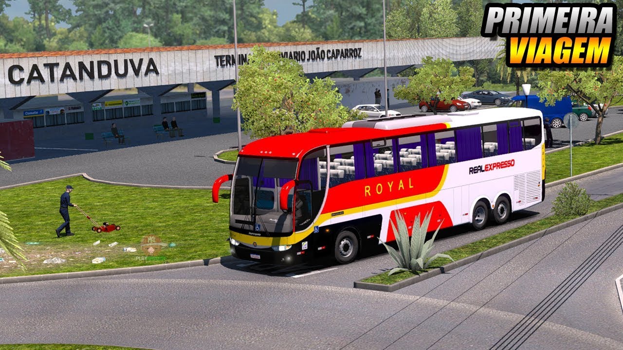 JA TIVEMOS PROBLEMAS NA PRIMEIRA VIAGEM NO EURO TRUCK 2 MOD BUS - G27