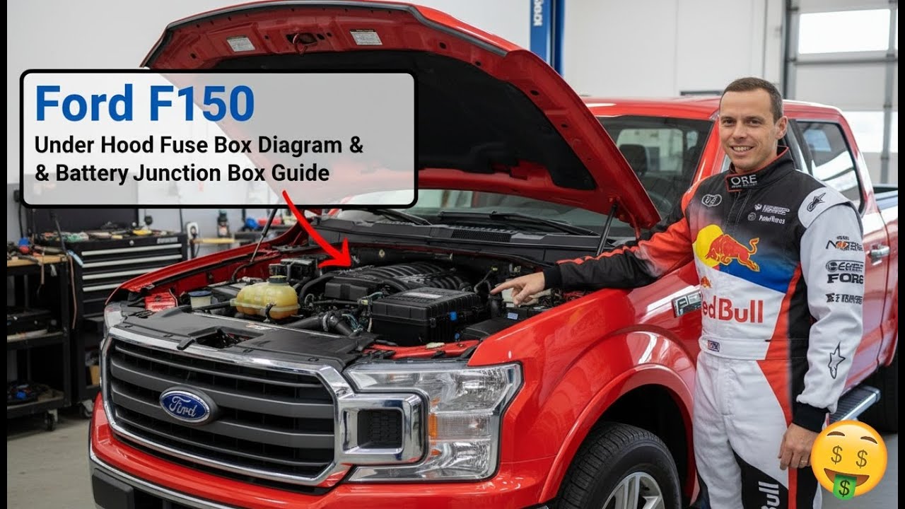 Ford F150 Under Hood Fuse Box Diagram & Replacement (Battery Junction