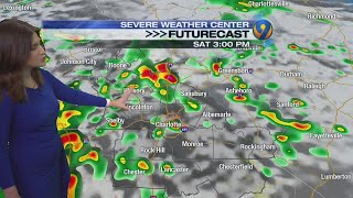 Saturday morning forecast update from Meteorologist Jaclyn Shearer