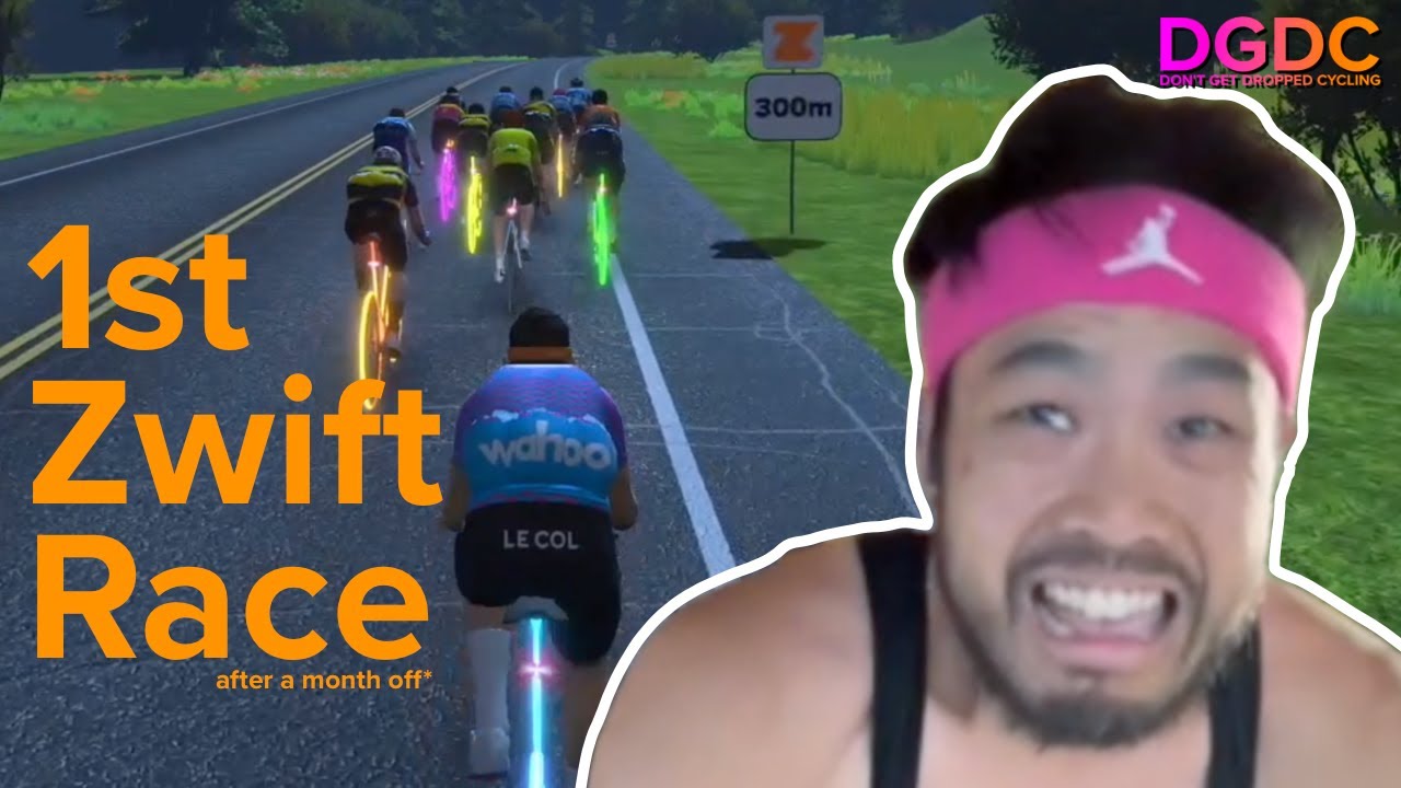 First Zwift Race... - YouTube