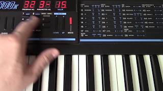 Pink Floyd On The Run sequence on a Korg Poly 800ii
