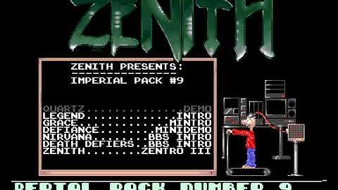 Zenith - Imperial Pack 9 Menu (1992) Amiga Intro