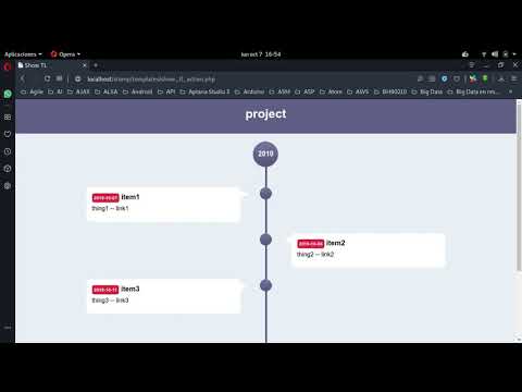 PHP immersion - Developing a timeline maker