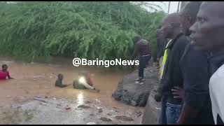 FLOODS in Marigat Town caused by heavy rains accompanied by strong winds