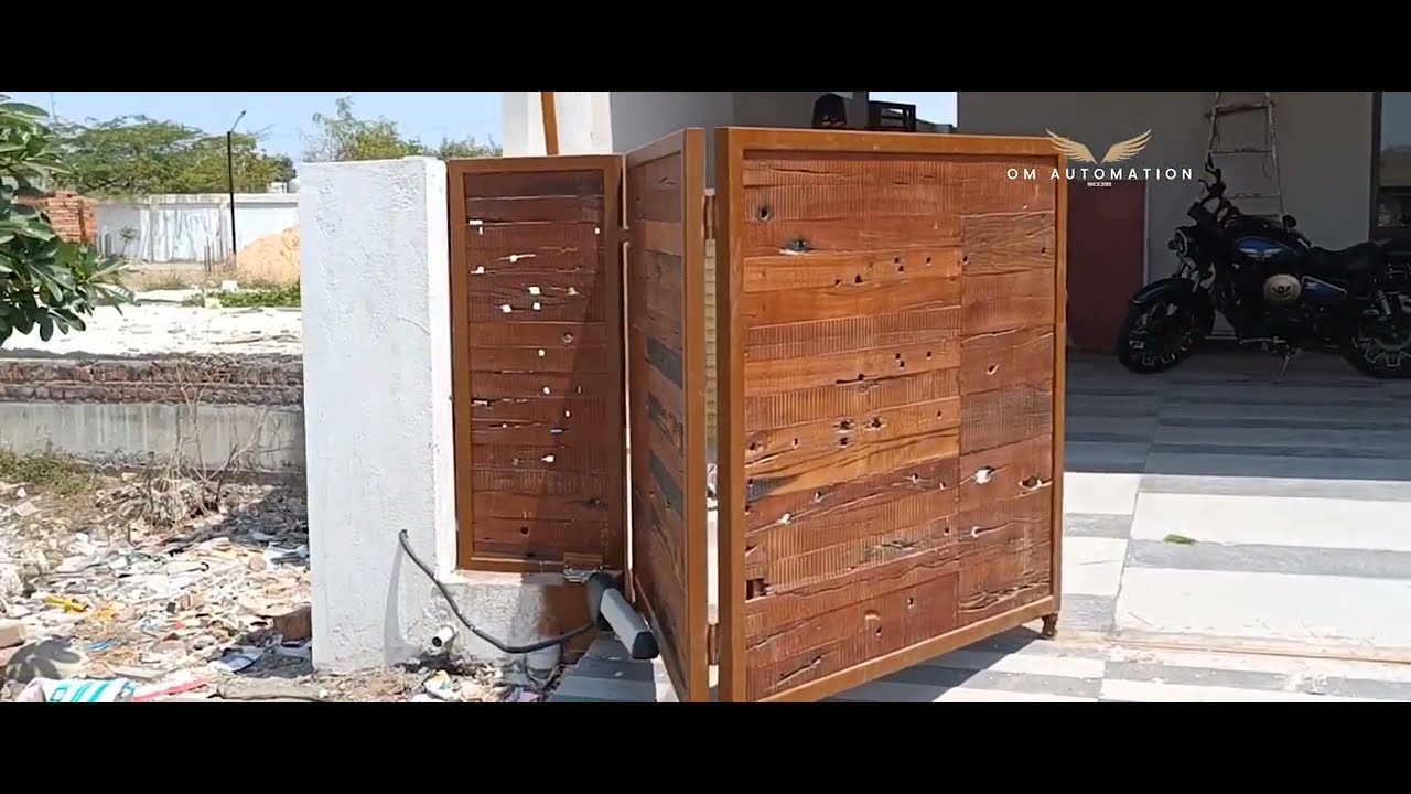Automatic Folding Gate - Om Automation Jamnagar