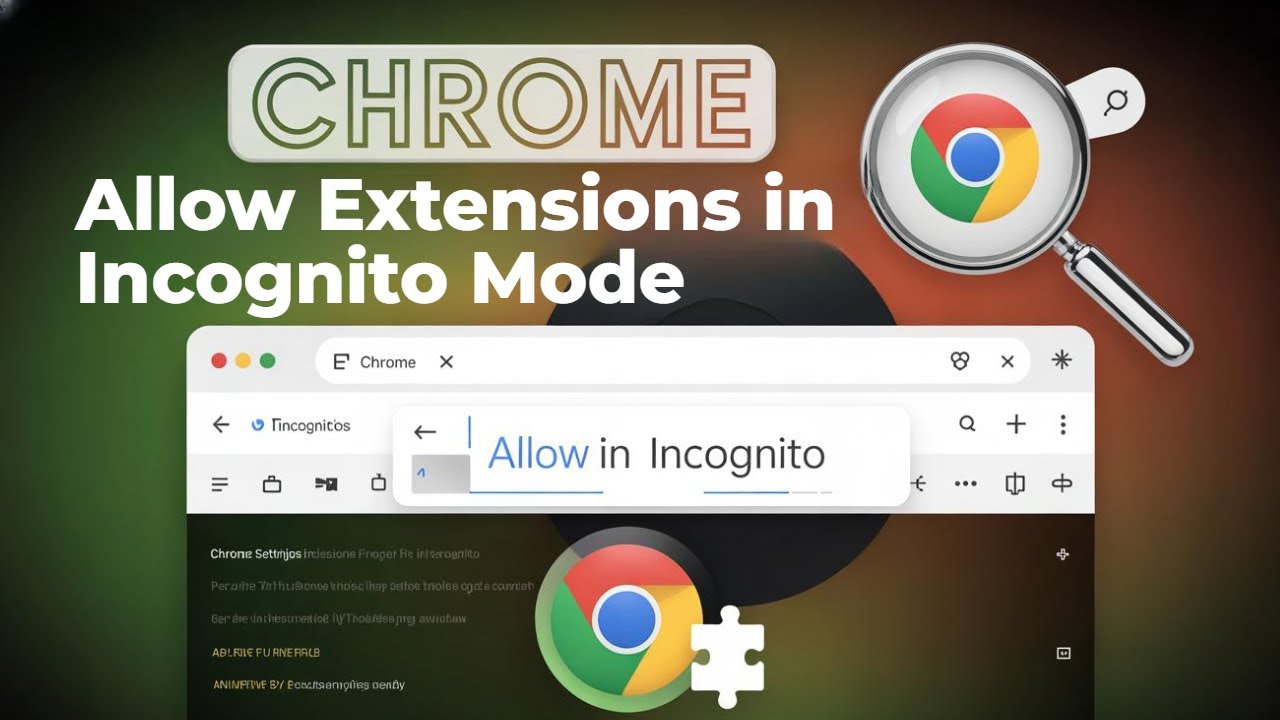 Allow Extensions in Incognito Mode on Google Chrome [GUIDE]