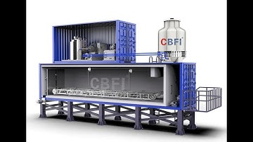 CBFI-Flake ice machine with raking system 3D