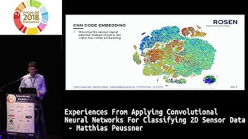 PyCon.DE 2018: Applying CNNs For Classifying 2D Sensor Data - Matthias Peussner