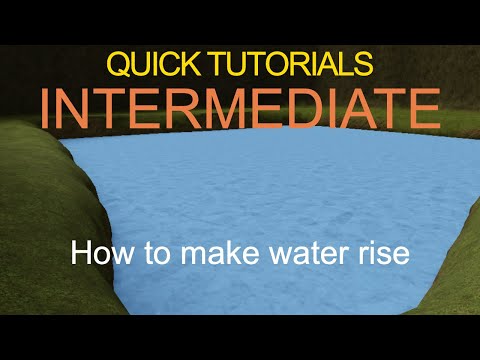 (READ DESCRIPTION!) |Quick Tutorials| How to make water rise in Roblox studio