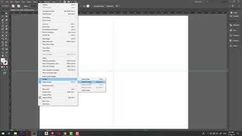 How to show Guides and Hide Guides in Adobe Illustrator CC