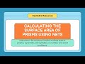 Calculating the Surface Area of Prisms Using Nets | GeoGebra Classroom Demo
