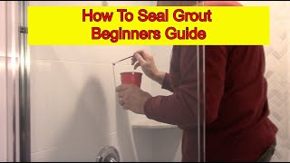 How To Waterproof Tile Grout In Shower by Get It Done Home Repair 464 views 3 months ago 4 minutes, 56 seconds