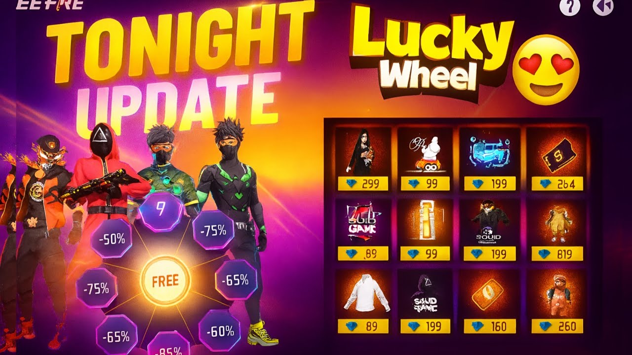 LUCKY WHEEL DISCOUNT EVENT FREE FIRE | UPCOMING EVENTS IN FREE FIRE ...