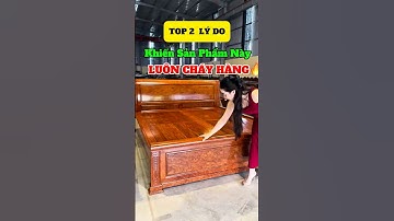 TOP 2 LÝ DO - Khiến Sản Phẩm Này Luôn Cháy Hàng🔥 #gỗ_việt_bắc_88 #gỗ_cẩm_lai #wood #giuong #giường
