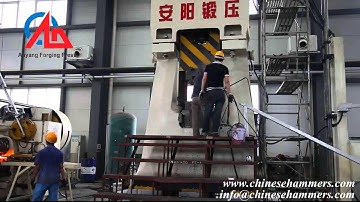 connecting rod forging production line used 50KJ CNC fully hydraulic forging hammer