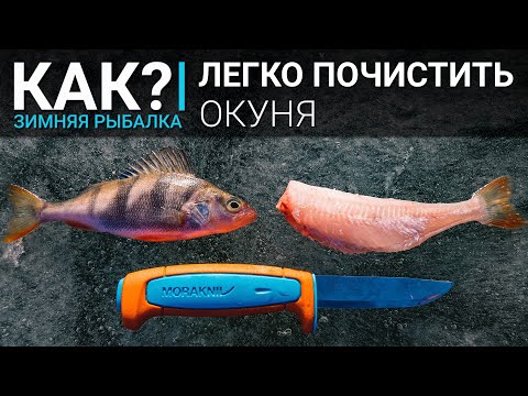 Как почистить окуня от чешуи легко? Просто, быстро и чисто