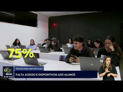 Tecnologia nas escolas: falta acesso e dispositivos aos alunos