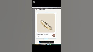 Luxury Jewelry App UI Design in Figma! 💎✨ | Prototyping Short Video